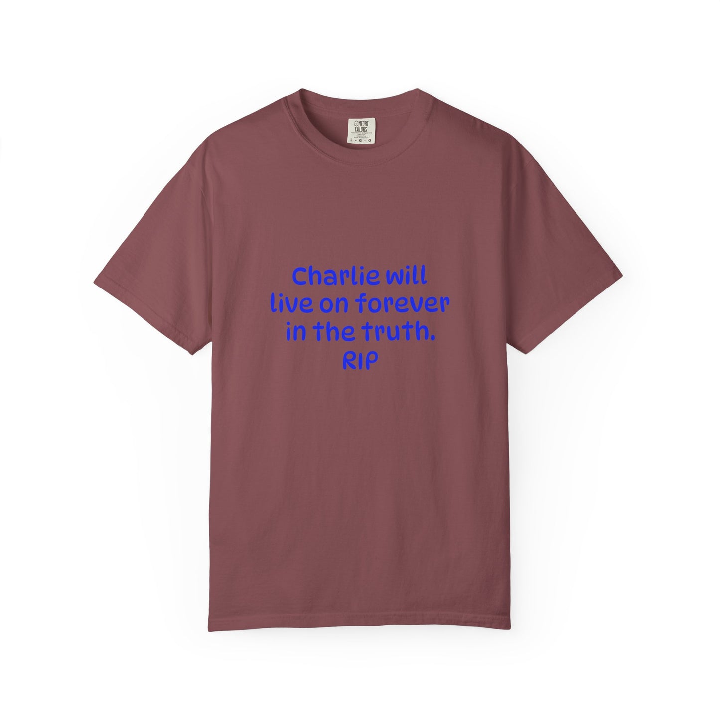 Inspirational Quote T-Shirt, Unisex Cotton Tee, Charlie Forever Shirt, Motivational Apparel, Gift for Friends, Casual Wear, Thoughtful [...]