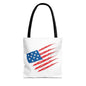 Patriotic Tote Bag | USA Pride | American Flag Design | Eco-Friendly Market Bag | Gift for Fourth of July, Veterans, Memorial Day