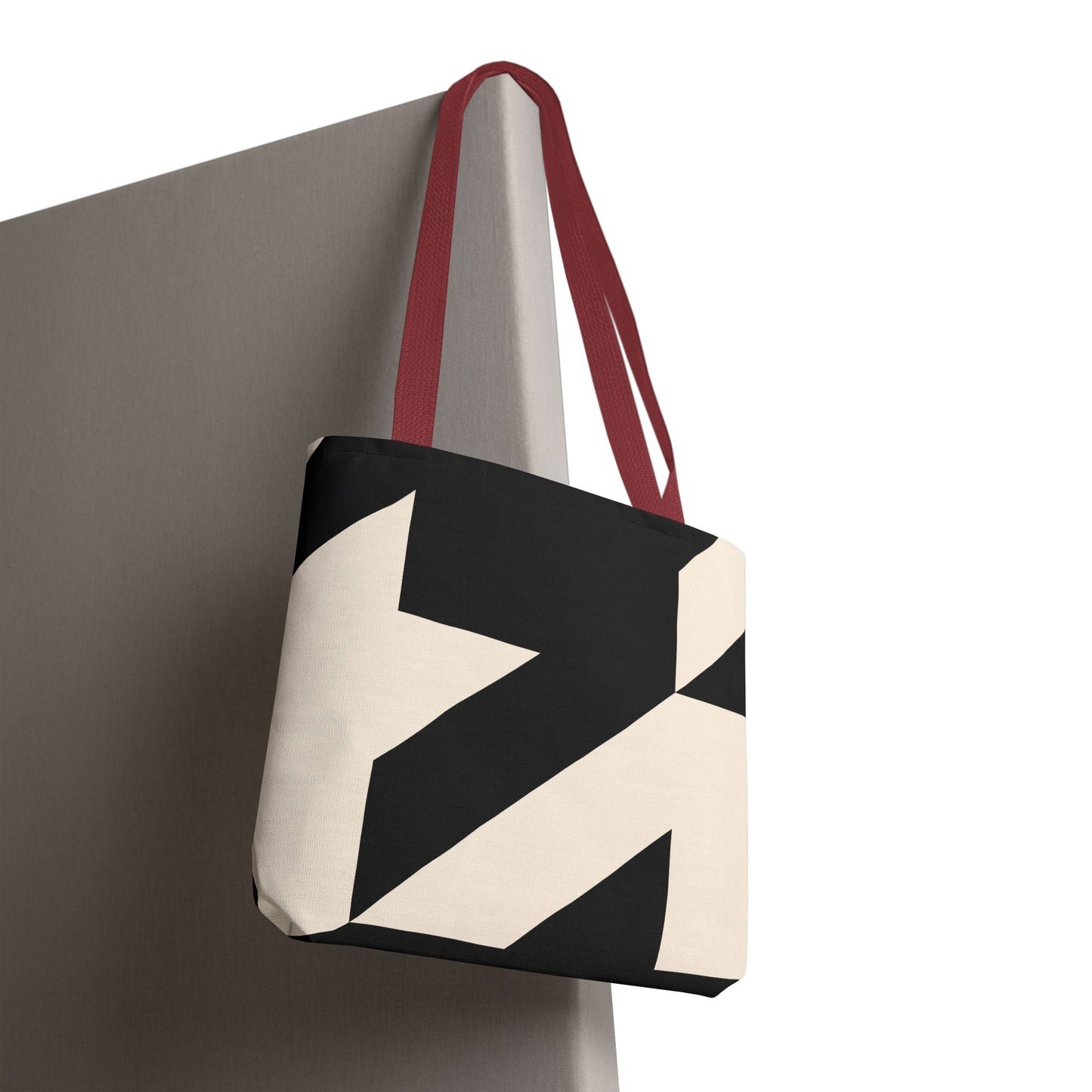 Chic Abstract Tote Bag, Stylish Travel Bag, Reusable Shopping Bag, Modern Design Bag, Fashionable Canvas Tote