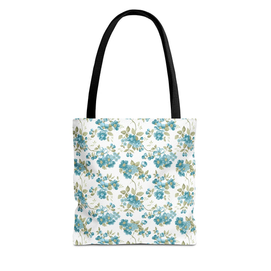 Floral Design Tote Bag | Reusable Shopping Bag, Beach Tote, Eco-Friendly Bag, Gift for Her, Travel Organizer