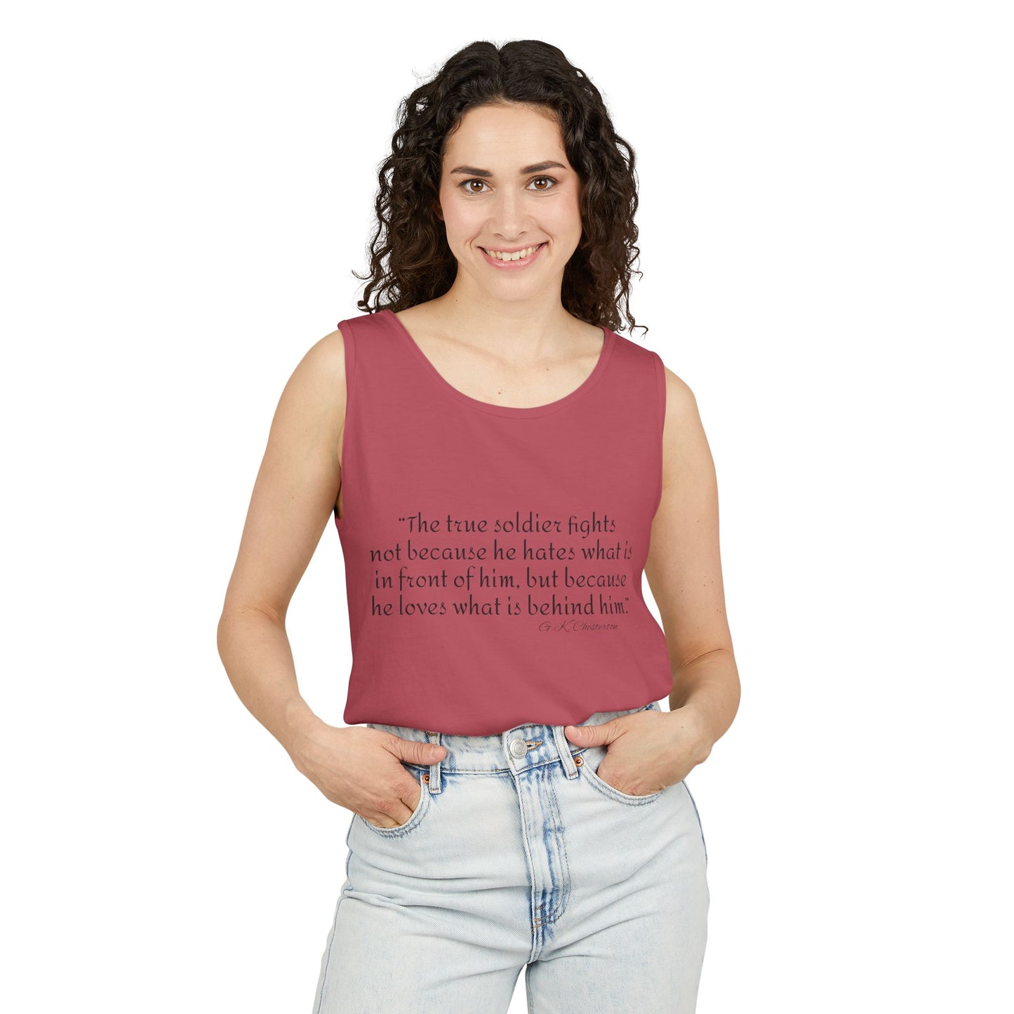 Inspirational Quote Tank Top for Men Women
