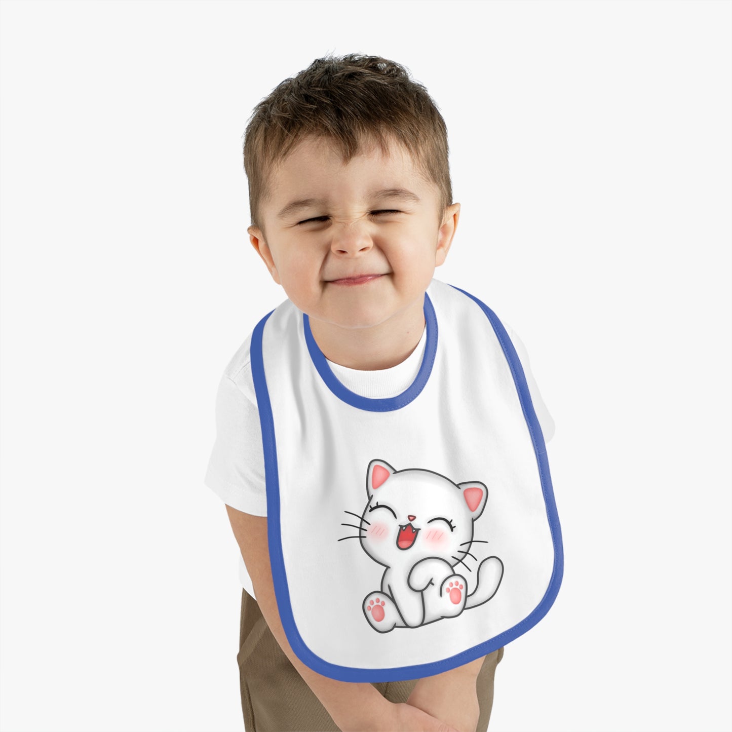 Cute Cat Baby Bib, Adorable Baby Accessories, Cat Lover Gift, Toddler Feeding Essential, Baby Shower Present, Fun Mealtime Gear