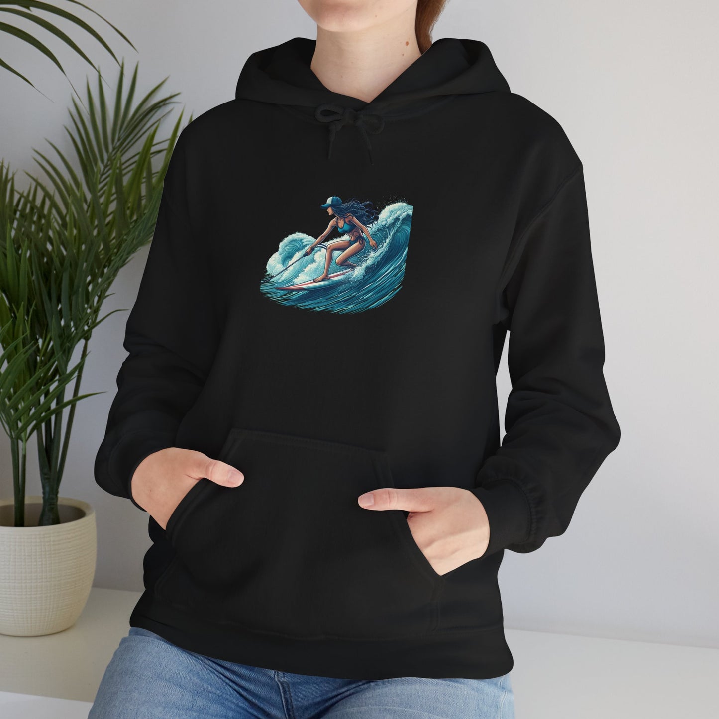 Surfing Spirit Hoodie, Unisex Heavy Blend™ Sweatshirt for Beach Lovers, Gift for Surfers, Casual Comfortable Hooded Pullover, Relaxed [...]