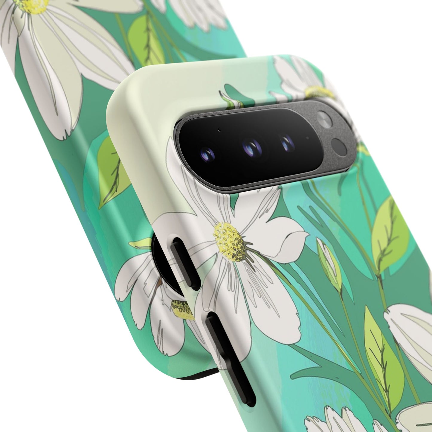 Floral Phone Case, Tough Cases, Flower Design, Nature Inspired, Eco-Friendly Cover, Unique Gift for Her, Spring Accessories