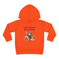 Whimsical Toddler Hoodie - I Want to Be Just Like My Daddy, Kids Pullover