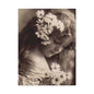 Vintage Floral Portrait Canvas