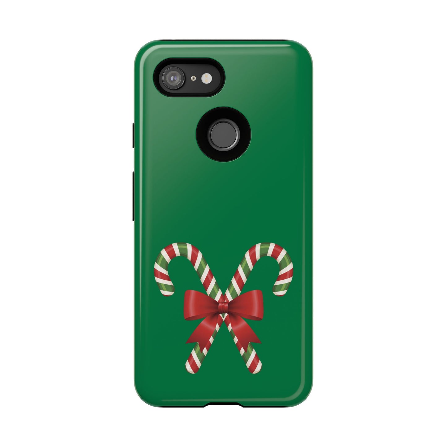 Candy Cane Phone Case: Holiday Spirit, Festive Gift, Cute Accessories, Christmas Decor, Seasonal Style