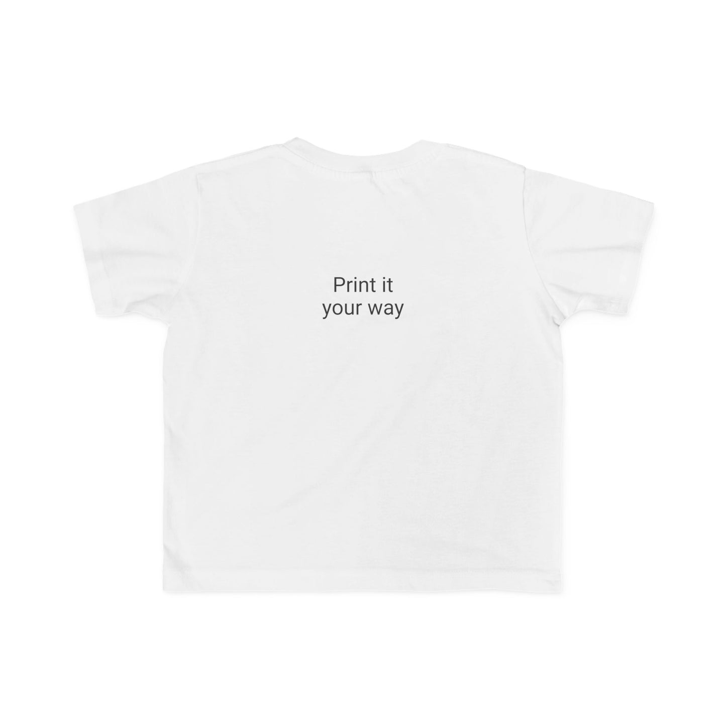 Colorful Toddler Tee - Perfect for Back to School, Kids' Birthday Gift, Playdates, Everyday Wear, Print Your Way