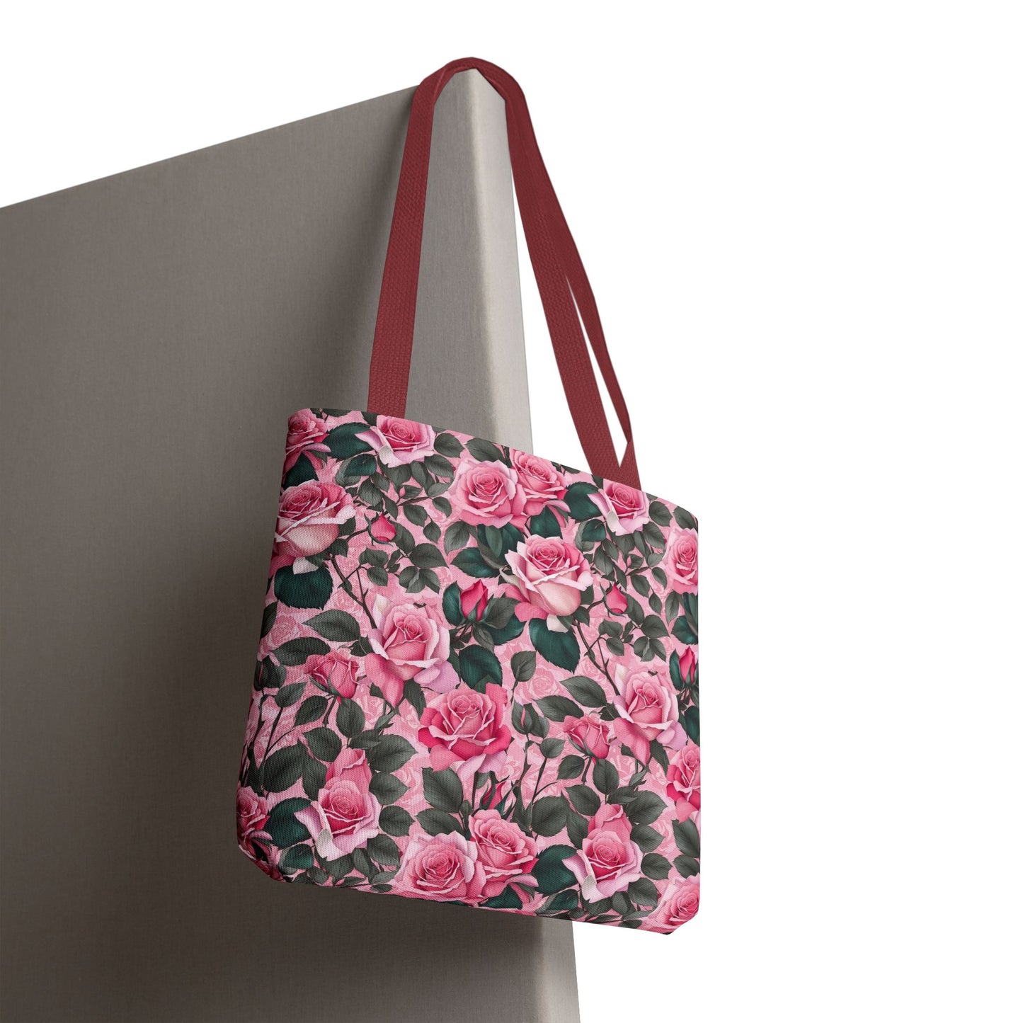 Pretty Pink Floral Tote Bag, Stylish Reusable Bag, Shopping Tote, Gift for Her, Eco-Friendly, Mother's Day Gift