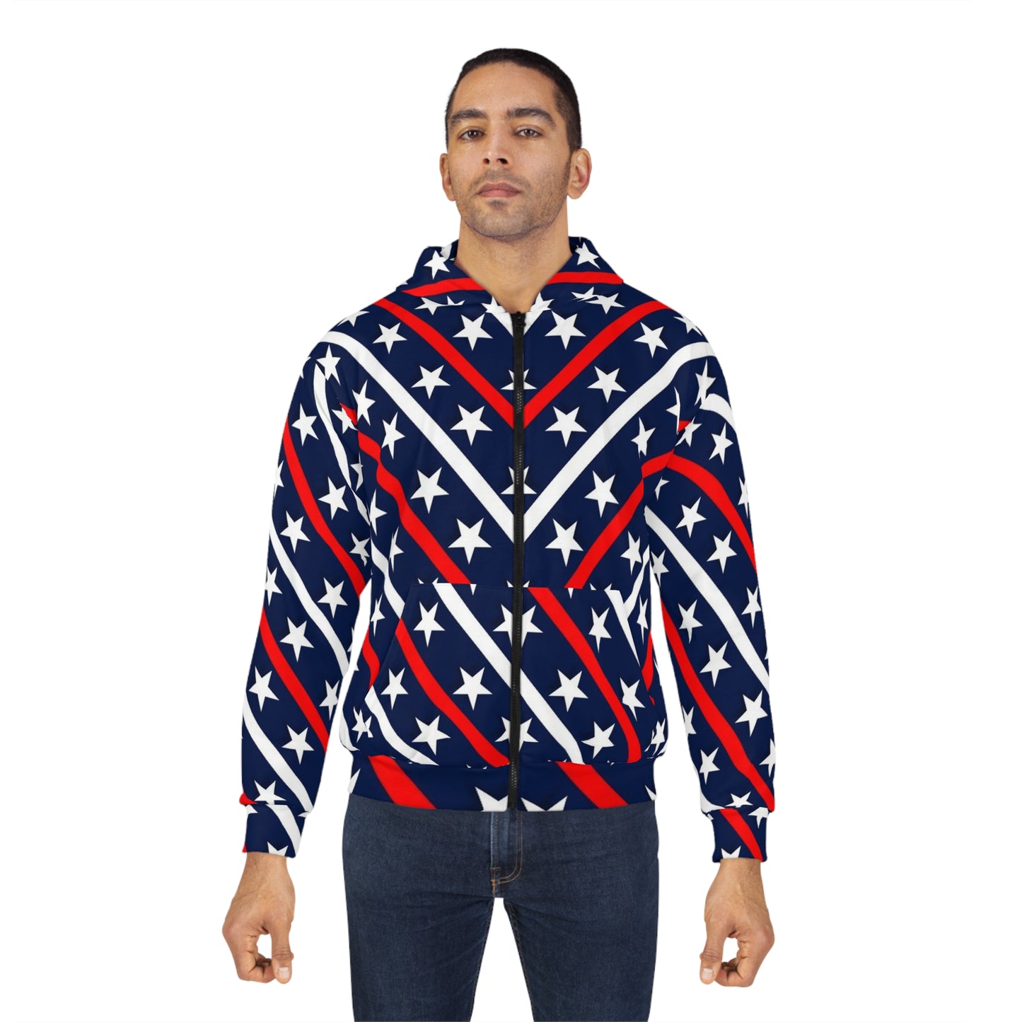 Patriotic Zip Hoodie