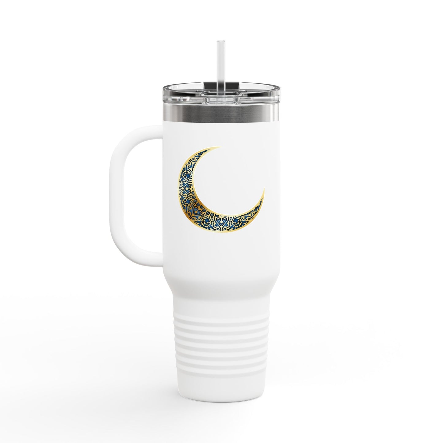 Sparkling Crescent Moon Travel Mug - 40oz Insulated Drinkware, Perfect for Coffee Lovers, Outdoor Adventures, Gifts for Her, Birthday, [...]
