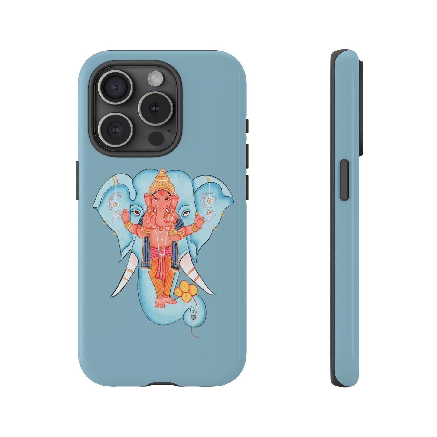 Tough Cases: Ganesh-Inspired Phone Case, Bohemian Phone Cover, Hindu Art Accessory, Festival Gift, Protective Phone Shell