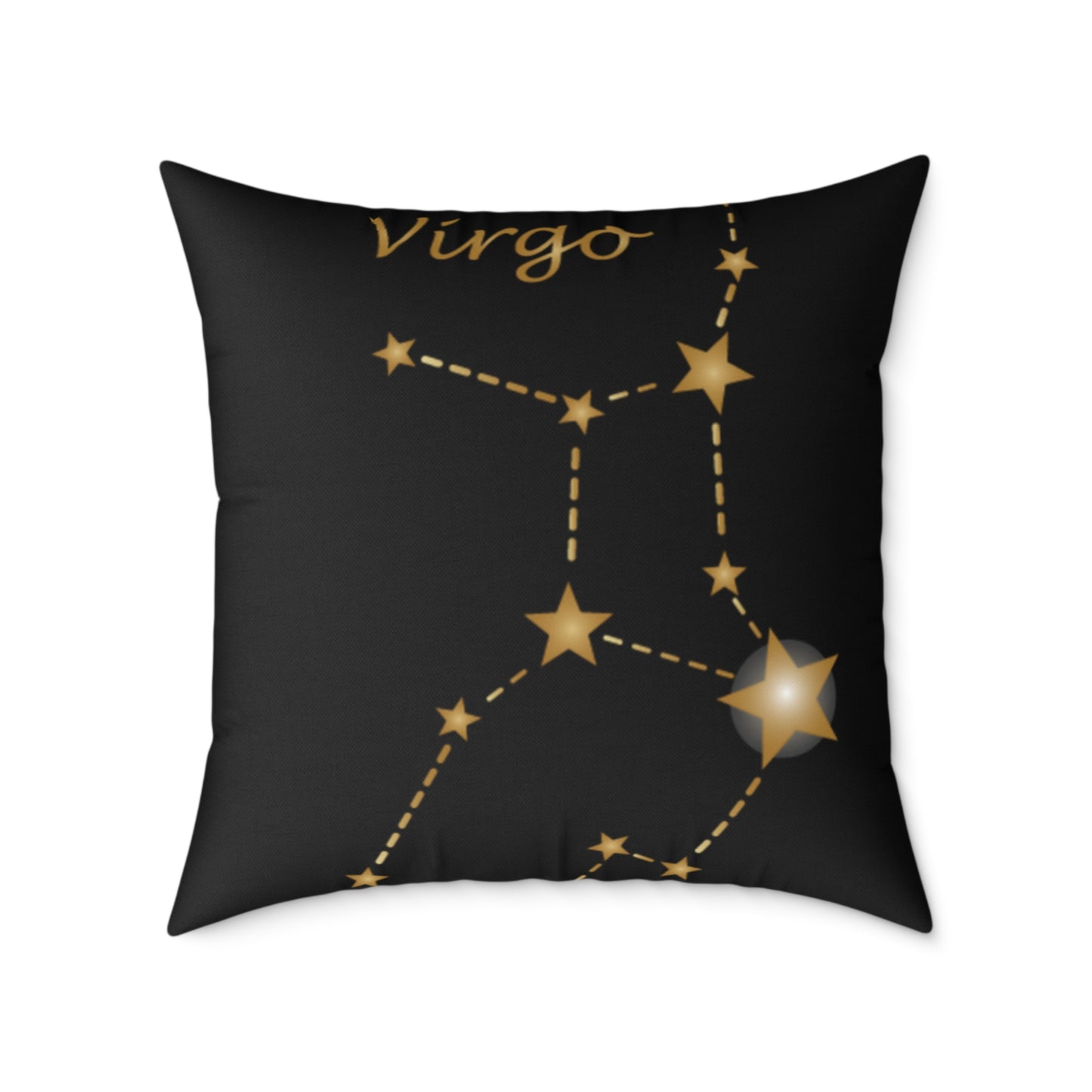 Virgo Constellation Throw Pillow - Zodiac Home Decor, Astrology Gift, Star Sign Cushion, Unique Housewarming Item, Celestial Design