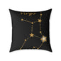 Virgo Constellation Throw Pillow - Zodiac Home Decor, Astrology Gift, Star Sign Cushion, Unique Housewarming Item, Celestial Design