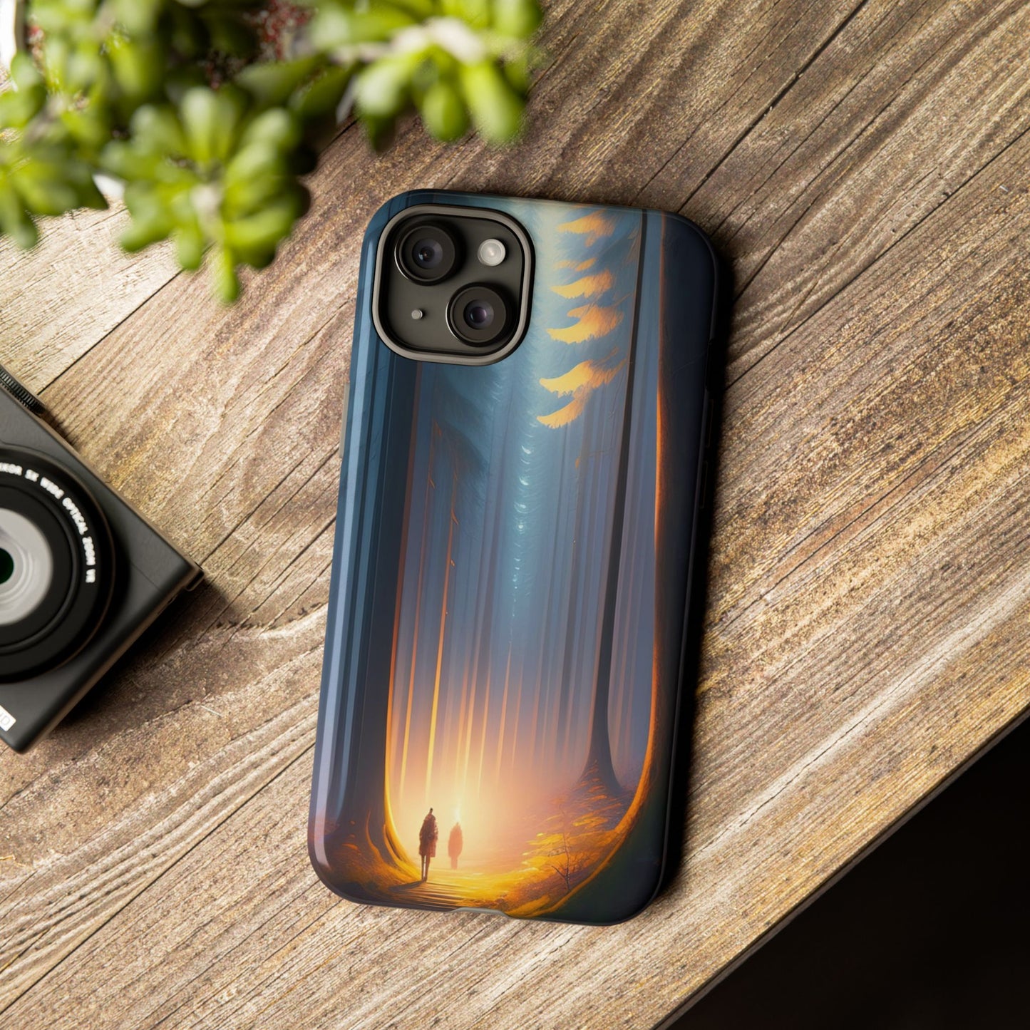 Phone Case — Mystical Forest Nightscape Protective Tough Case