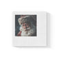 White Coined Napkins- Santa
