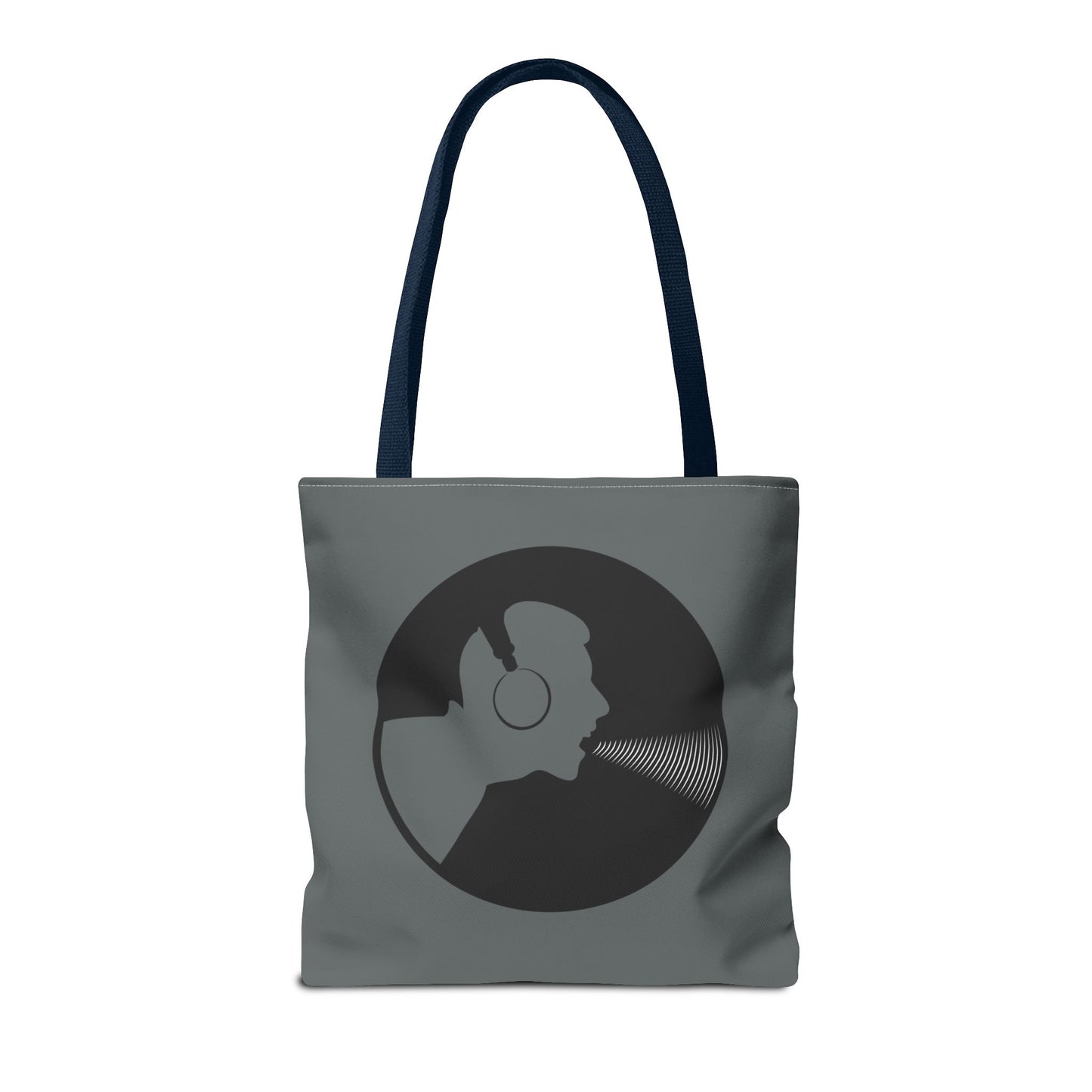 Music Lover's Tote Bag, Stylish Bag for Vinyl Enthusiasts, Gift for Music Lovers, Unique Shopping Tote, Record Player Accessory