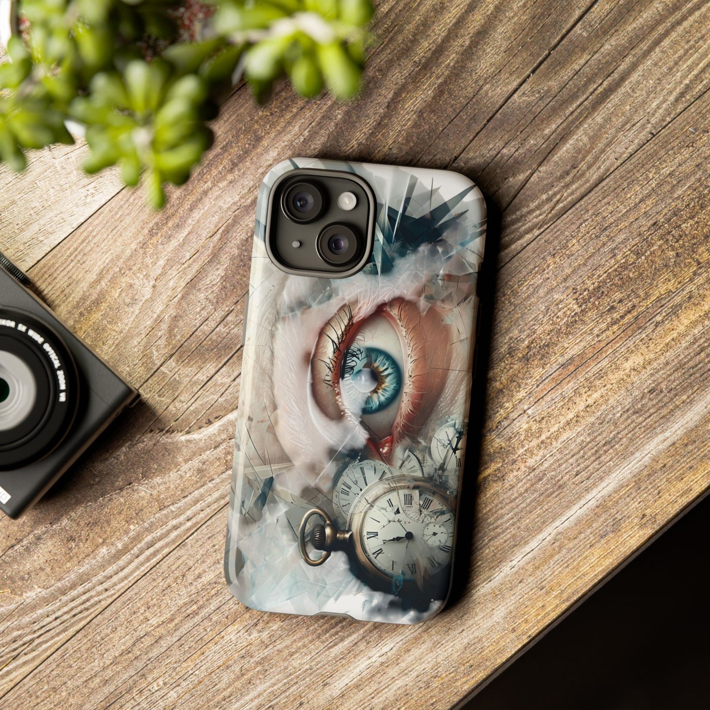 Artistic Eye Phone Case, Unique Smartphone Cover, Whimsical Gift for Art Lovers, Trendy Tech Accessory, Birthday Present, Holiday Gift