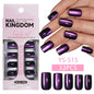 Purple Cat Eye Almond Press On Nails (MOQ=3) – Image 12
