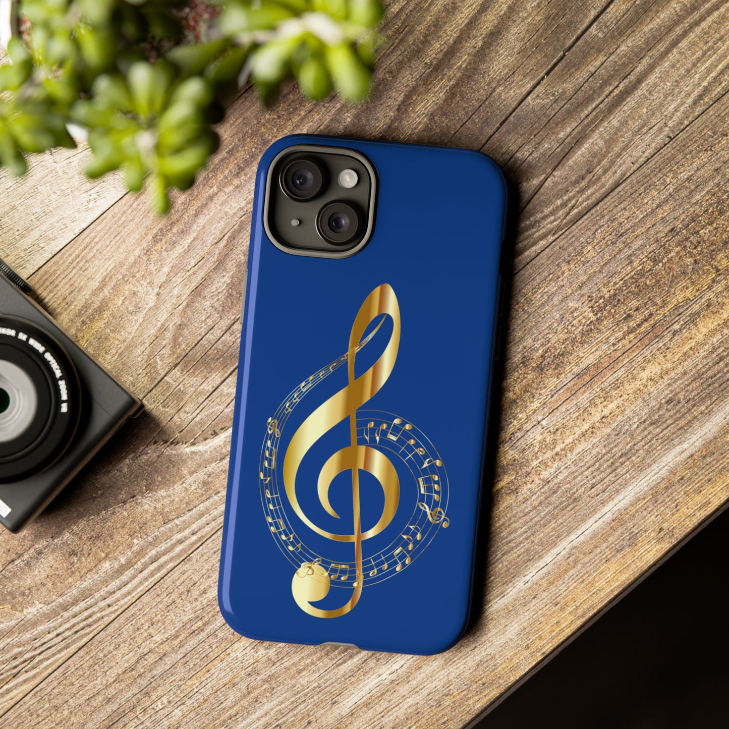 Tough Cases Blue and Gold Musical Note