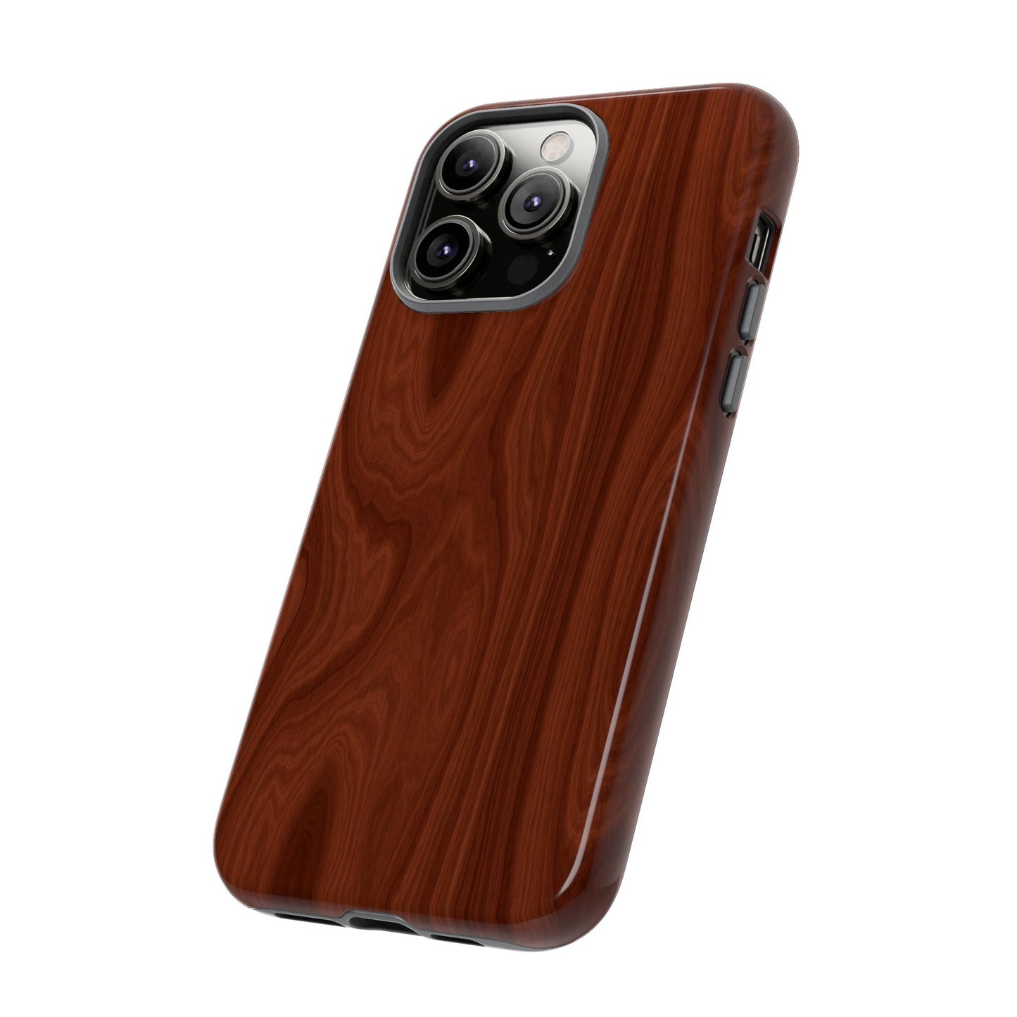 Wood Grain Phone Case, Stylish Tough Cases, Nature-Inspired Protective Cover, Unique Gifts for Him and Her, Eco-Friendly Tech Accessory