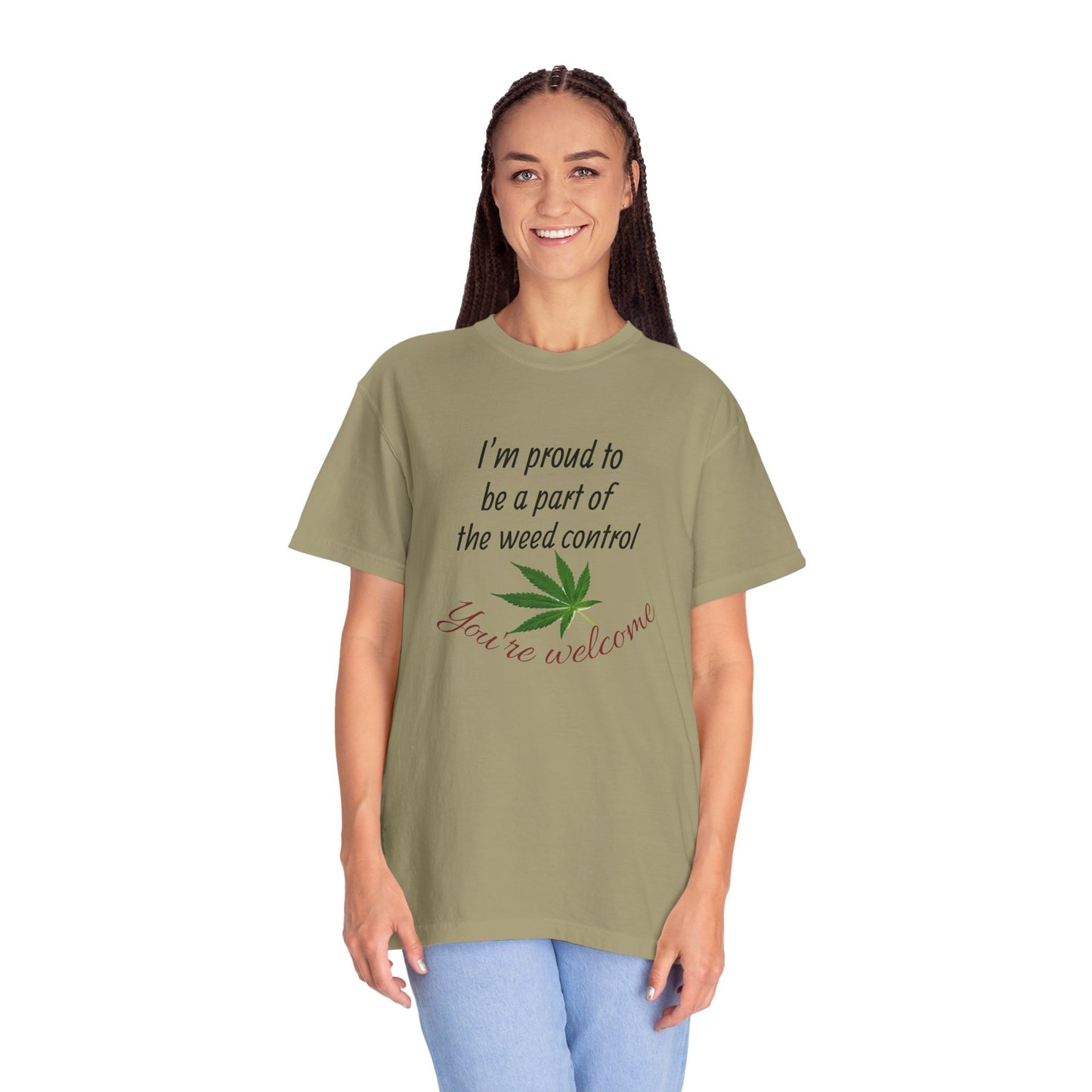 Proud Weed Control Unisex T-shirt, Cannabis Enthusiast Gift, Stoner Humor Tee, Eco-Friendly Apparel, Perfect for 420 Celebrations