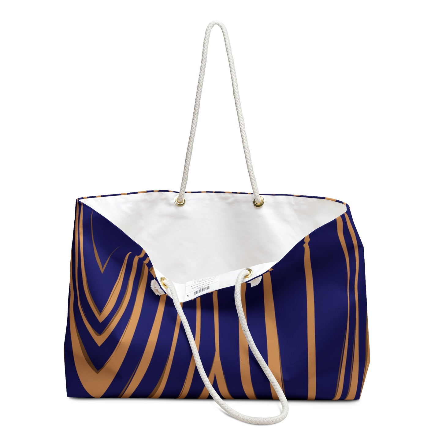 Stylish Weekender Bag for Travel, Tote for Gym, Pool, Beach, Overnight Trips, Elegant Geometric Pattern