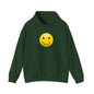 Smiley Face Hooded Sweatshirt, Unisex Cozy Hoodie, Casual Streetwear, Perfect Gift for Friends, Happy Apparel for Everyday Wear