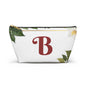 Copy of Personalized Floral Accessory Pouch, Makeup Bag, Gift for Her, Initial Pouch, Travel Organizer, Custom Cosmetic Bag