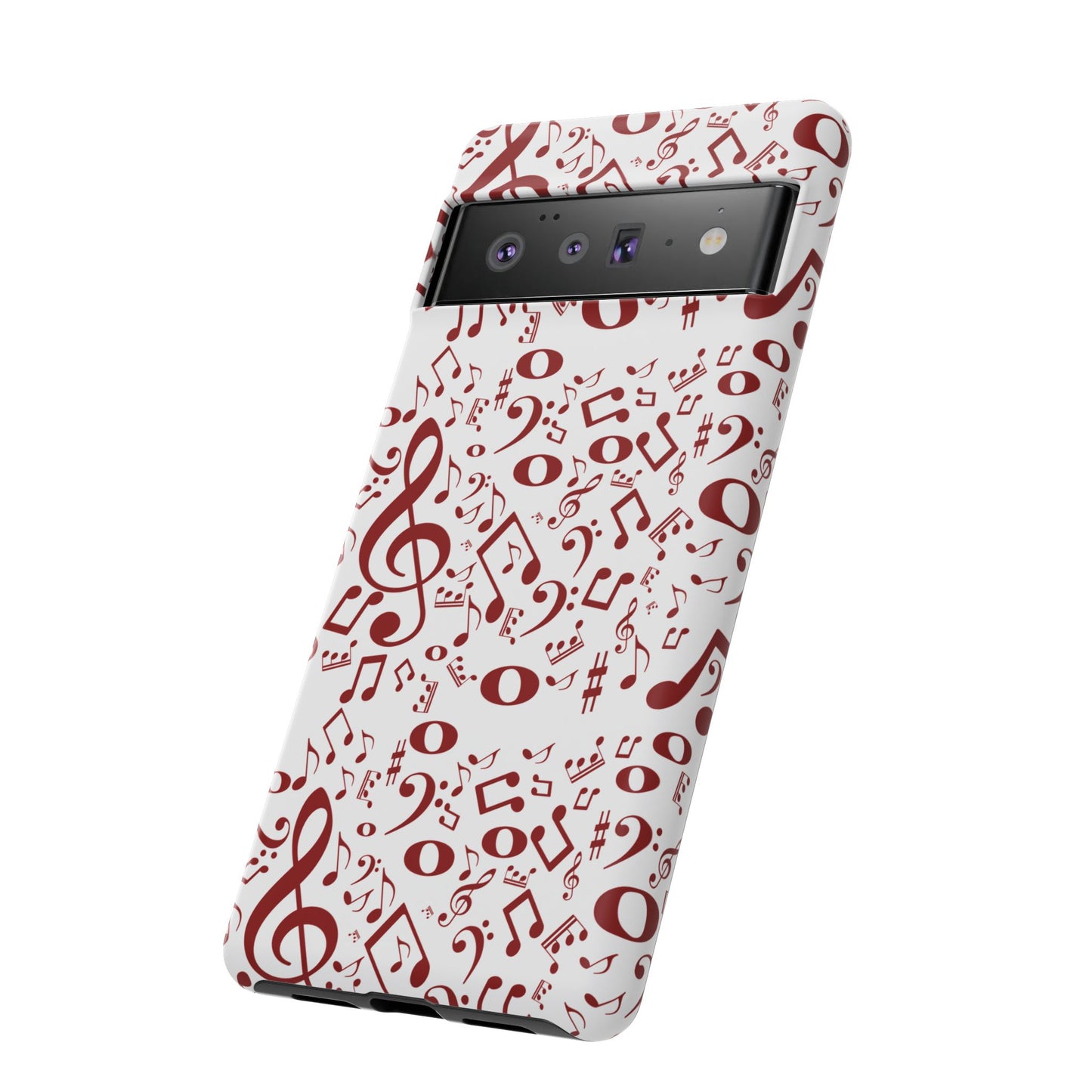 Musical Note Phone Case, Tough iPhone Cover, Gift for Musicians, Customizable, Music Lover's Accessory, Durable Phone Protection