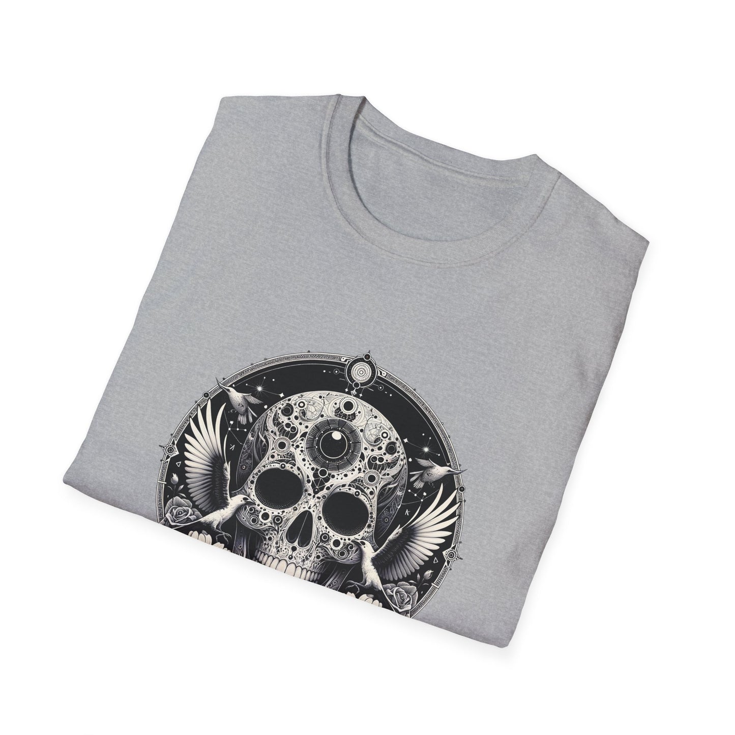 Day of the Dead Skull T-Shirt — Floral Calavera Graphic Tee
