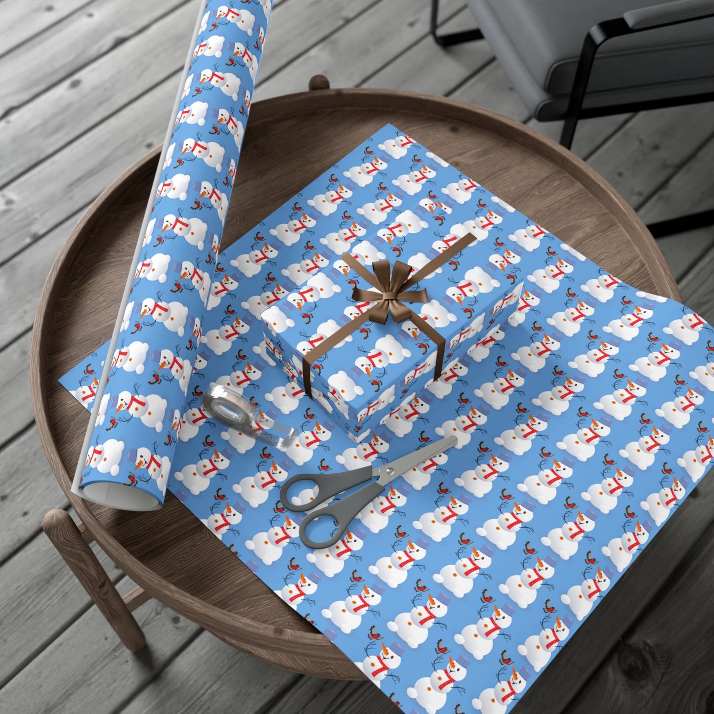 Snowman Gift Wrap Papers for Holiday Cheer, Christmas, Winter Parties, Eco-Friendly Wrapping, Festive Gifts, Seasonal Celebrations