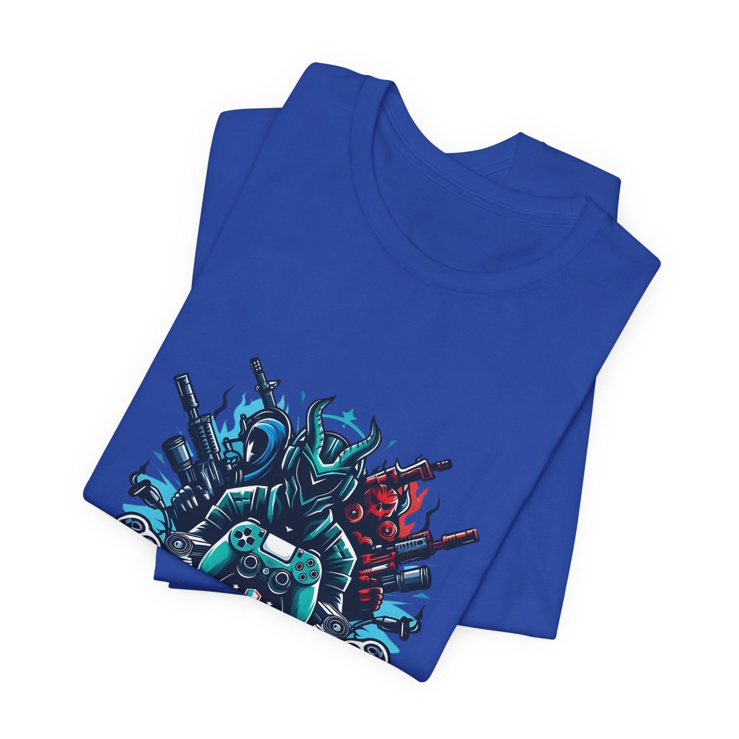 Gaming Controller Emblem Tee — Esports Gamer Graphic T-Shirt