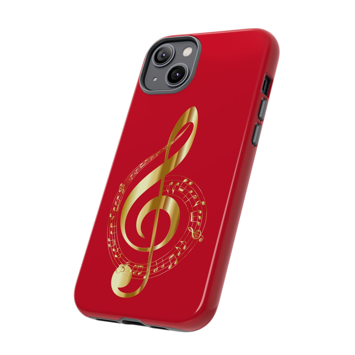 Tough Cases - Red Musical Note