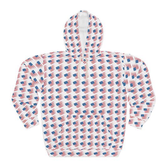 Patriotic Unisex Pullover Hoodie, American Flag Hoodie, Cozy Independence Day Sweatshirt, 4th of July Apparel, Casual Everyday Wear, [...]