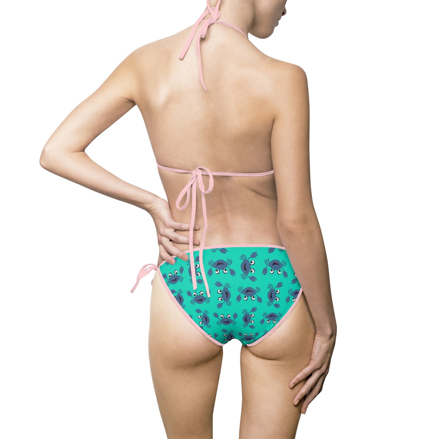 Tropical Print Women's Bikini, Summer Swimwear, Beach Vacation, Pool Party, Vacation Essentials, Floral Swimwear