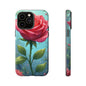 Floral Phone Case, Tough Cases with Elegant Rose Design, Stylish iPhone Cover, Rose Flower Gift for Nature Lovers, Unique Mobile Accessories