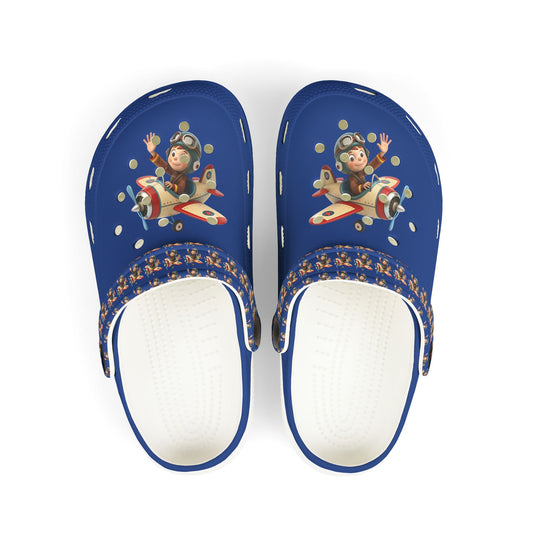 Kid's Fun Foam Clogs - Playful Aviation Theme, Lightweight Slip-On Shoes for Kids, Perfect for Summer Play, Beach Trips, and Outdoor [...]