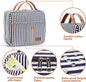 Bosidu Hanging Travel Toiletry Bag,Large Capacity Cosmetic Travel Toiletry Organizer for Women with 4 Compartments & 1 Sturdy Hook