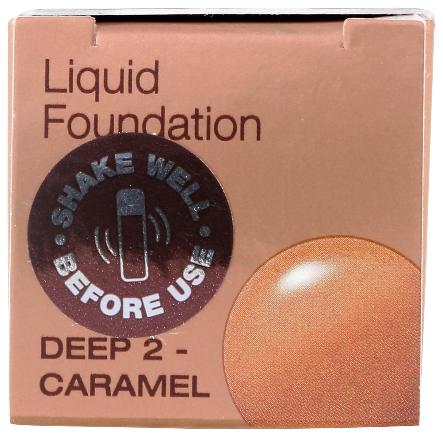 Mineral Fusion Full Coverage Foundation, Liquid Foundation - Deep 2- Carmel Complexion w/Golden Undertones