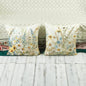 ONWAY Spring Pillow Covers 16x16 Inch Set of 2 Daisy Floral Decorative Throw Pillowcases Farmhouse Summer Outdoor Patio Cushion Cases for Sofa Couch Home Decor