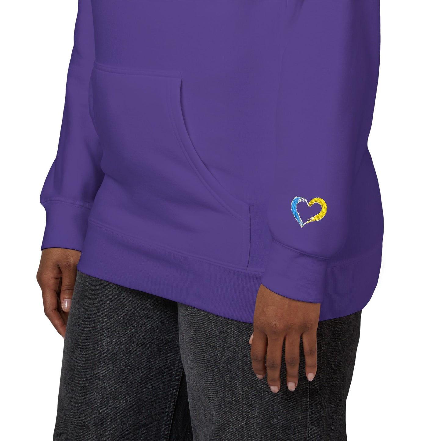 Colorful Heart Unisex Fleece Hoodie | Cozy Gift for Friends, Valentine's Day, Anniversary, Casual Wear, Spring Fashion