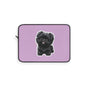 Cute Puppy Laptop Sleeve with Adorable Dog Design, Dog Lover Gift, Laptop Case, Pet Owner Accessory, Pink Sleeve