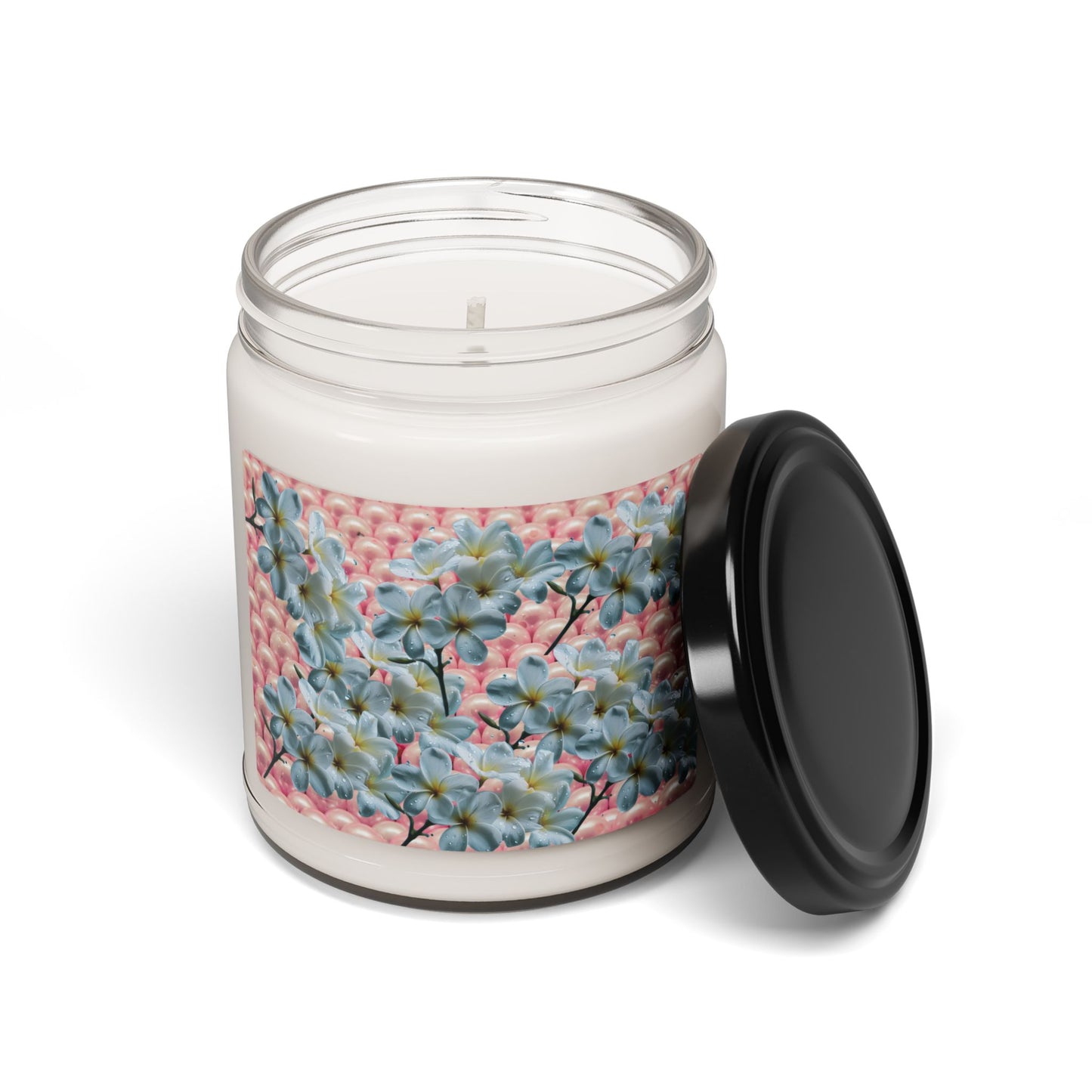 Floral Serenity Scented Soy Candle, Relaxing Home Décor, Gift for Her, Aromatherapy, Floral Candle, Cozy Vibes