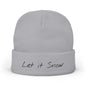 Knit Beanie Let it Snow