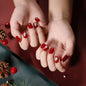 Art Finished Christmas Series Flat Nail False Nail 365nails – Image 9