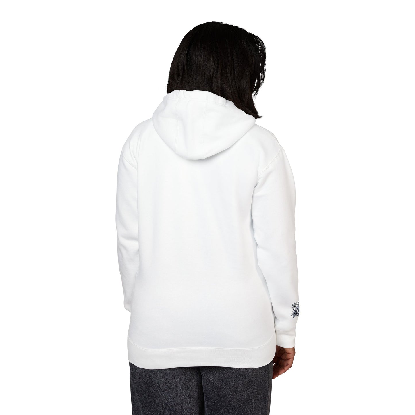 Floral Print Fleece Hoodie - Cozy Streetwear for All Seasons, Perfect Gift for Friends, Trendy Casual Wear, Spring Fashion