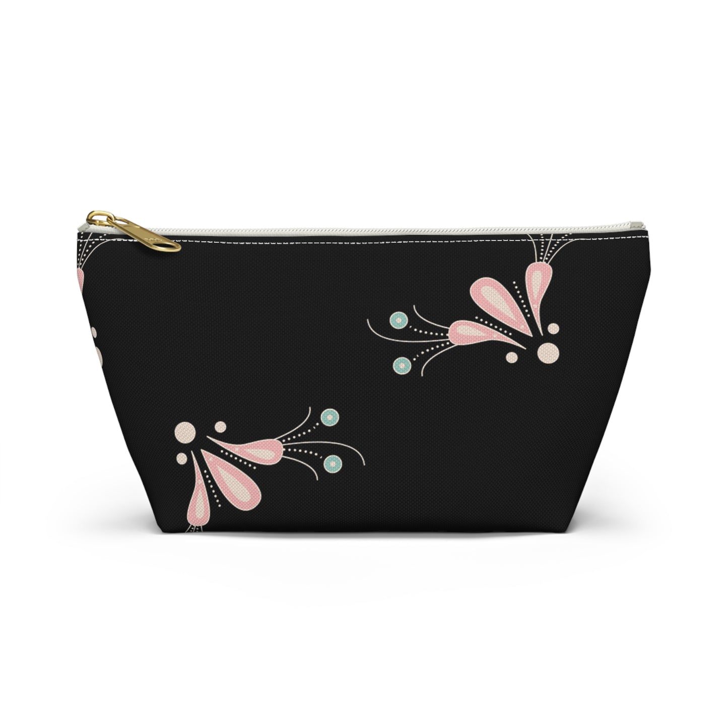 Chic Cosmetic Bag, Stylish Accessory Pouch, Makeup Organizer, Gift for Her, Floral Print Travel Case