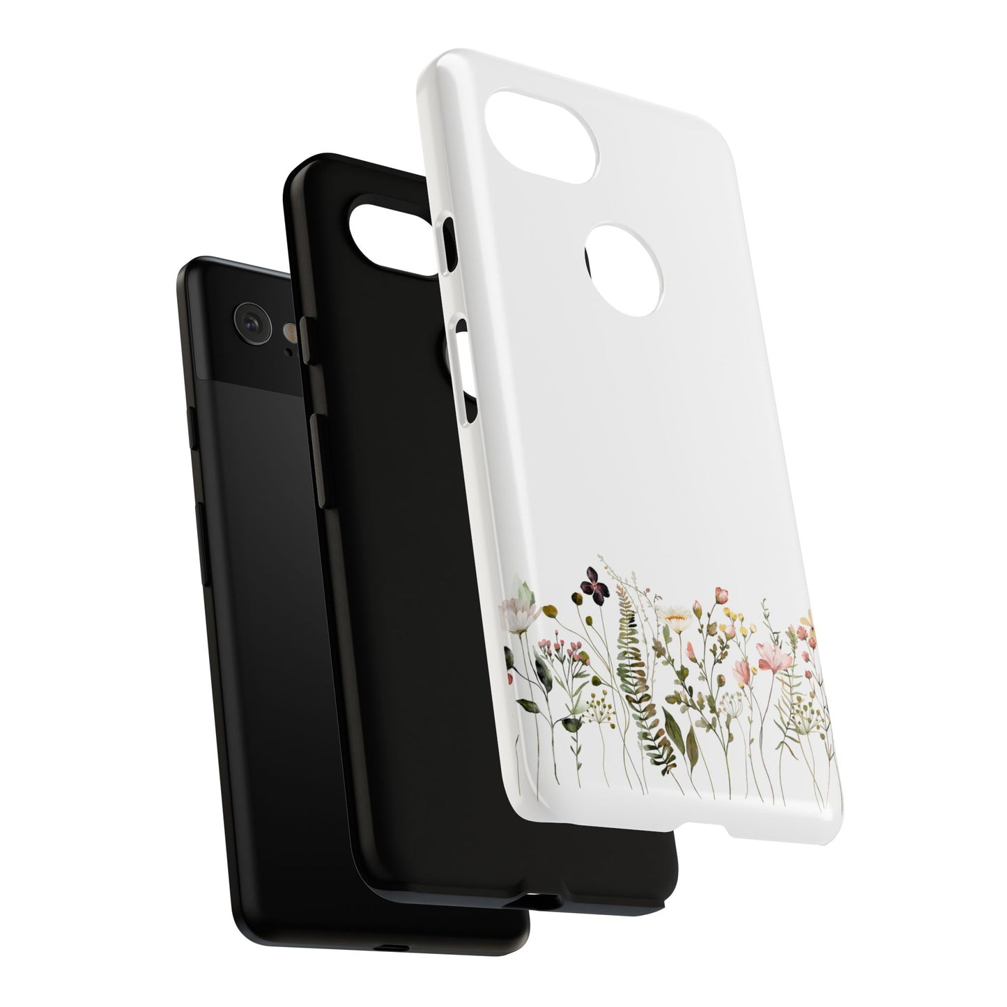 Floral Phone Case - Tough Cases for Nature Lovers, Stylish Floral Design, Phone Protection, Gifts for Her, Eco-Friendly Tech Accessories