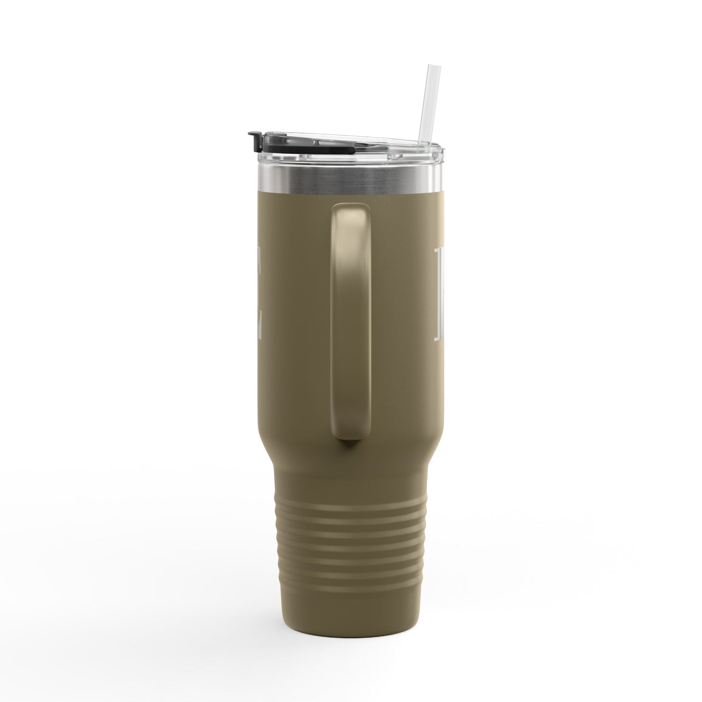 Personalized Insulated Travel Mug - Letter E, 40oz